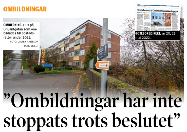 Det behövs fler billiga hyresrätter i Göteborg - inte färre!
